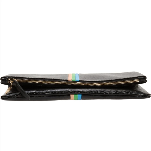 Clare V. Foldover Leather Clutch - Picture 4 of 9